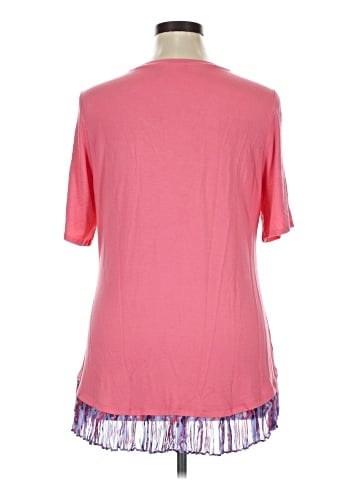 LOGO by Lori Goldstein Short Sleeve Top (view 2)