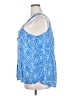 Faded Glory 100% Rayon Blue Sleeveless Blouse Size 20 - photo 5