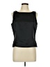 Amanda Smith 100% Polyester Black Sleeveless Blouse Size 12 - photo 1