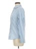Express Blue Long Sleeve Button-Down Shirt Size M - photo 5