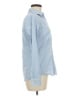 Express Blue Long Sleeve Button-Down Shirt Size M - photo 4