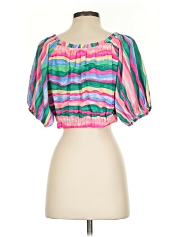 Joy Joy Short Sleeve Blouse (view 2)