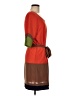 C. Luce Color Block Orange Casual Dress Size M - photo 4