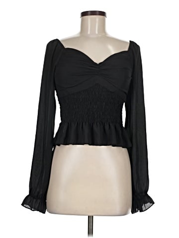 Timing Long Sleeve Blouse (view 1)