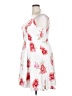 Old Navy Floral White Cocktail Dress Size XXL - photo 5