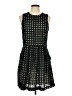 Hunter Bell Houndstooth Black Cocktail Dress Size 10 - photo 1