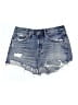 AGOLDE 100% Cotton Blue Denim Shorts Size 28 waist - photo 1