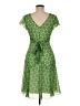 Studio Y 100% Polyester Polka Dots Green Cocktail Dress Size 7 - photo 2