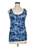 Terra & Sky Blue Tank Top Size 0X - photo 1