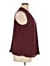 Avenue 100% Polyester Burgundy Sleeveless Blouse Size 14 Plus - photo 4