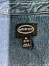 Scoop Blue 3/4 Sleeve Button-Down Shirt Size M - photo 7
