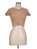 Forever 21 Tan Short Sleeve Turtleneck Size L - photo 1