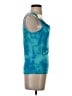 MICHAEL Michael Kors 100% Lyocell Teal Sleeveless Top Size S - photo 4