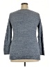 Jeanne Pierre 100% Cotton Tweed Blue Pullover Sweater Size XXL - photo 2