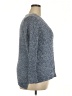 Jeanne Pierre 100% Cotton Tweed Blue Pullover Sweater Size XXL - photo 4