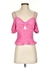 Sienna Sky 100% Polyester Pink Short Sleeve Top Size S - photo 1
