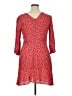 Gap Polka Dots Red Casual Dress Size 16 - photo 2