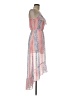 Candie's 100% Polyester Print Pink Cocktail Dress Size M - photo 4