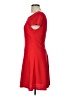 Bisou Bisou Argyle Red Casual Dress Size 10 - photo 5