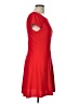 Bisou Bisou Argyle Red Casual Dress Size 10 - photo 4