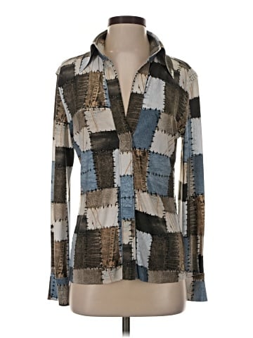 KAMALIKULTURE x Norma Kamali Long Sleeve Blouse (view 1)