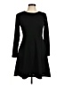 Böhme 100% Polyester Solid Black Casual Dress Size M - photo 1