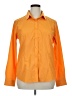 Unbranded Color Block Orange Long Sleeve Button-Down Shirt Size XL - photo 1