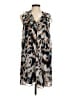 BCBGMAXAZRIA 100% Polyester Tie-dye Brown Casual Dress Size M - photo 1