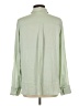 Vince. Solid Green Long Sleeve Blouse Size L - photo 2