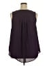 Torrid 100% Polyester Purple Sleeveless Blouse Size 2X Plus (2) - photo 2
