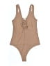 Mind Code Tan Bodysuit Size S - photo 1