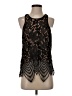 Express 100% Nylon Black Sleeveless Blouse Size S (estimated) - photo 1