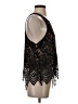 Express 100% Nylon Black Sleeveless Blouse Size S (estimated) - photo 4