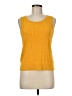 Talbots 100% Cotton Stripes Yellow Sweater Vest Size M (petite) - photo 1