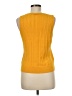 Talbots 100% Cotton Stripes Yellow Sweater Vest Size M (petite) - photo 2