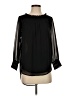 Abbeline Black 3/4 Sleeve Blouse Size S - photo 1