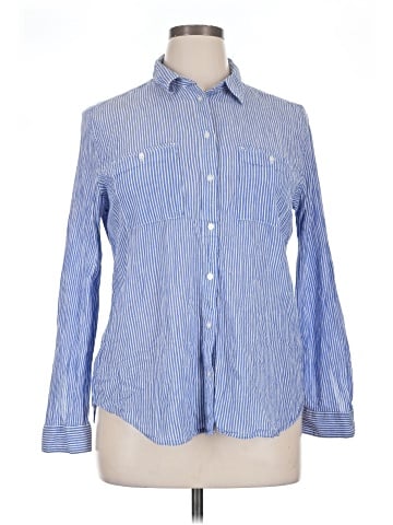 Ann Taylor LOFT Outlet Long Sleeve Button-Down Shirt (view 1)