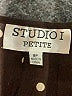 Studio I Polka Dots Black Casual Dress Size 8 Petite - photo 7