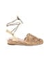 Stuart Weitzman Tan Gold Wedges Size 7 - photo 1