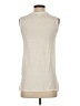 Gap 100% Linen Ivory Sleeveless Blouse Size S - photo 2