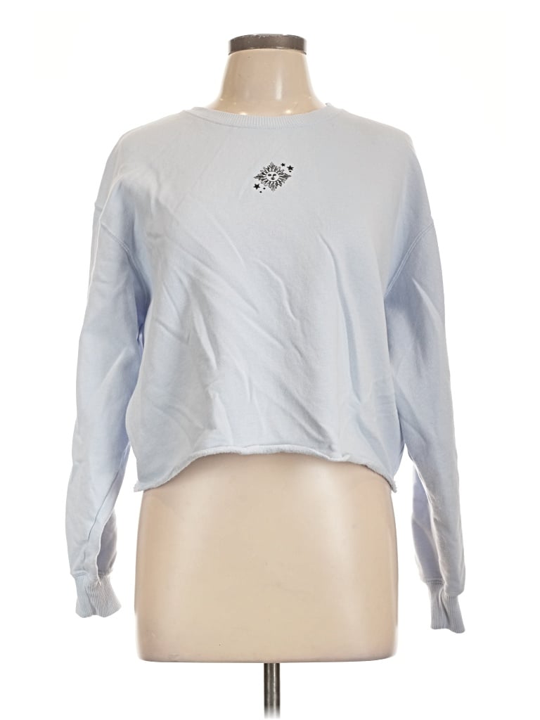 Pre-owned Hollister Sweatshirt In Blue