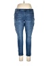 Assorted Brands Solid Blue Jeans Size XL - photo 1