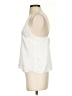 H&M 100% Polyester Ivory Sleeveless Blouse Size S - photo 5