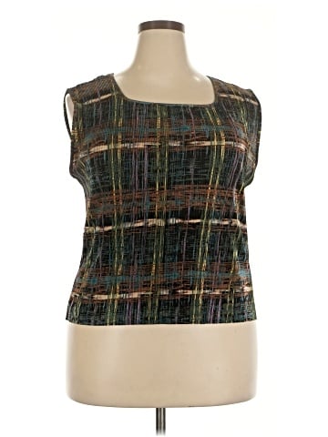 Plisse Sleeveless Blouse (view 1)