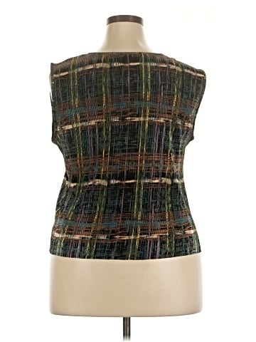 Plisse Sleeveless Blouse (view 2)
