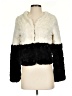 C. Luce Ivory Faux Fur Jacket Size S - photo 1