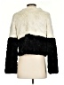 C. Luce Ivory Faux Fur Jacket Size S - photo 2
