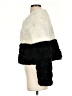C. Luce Ivory Faux Fur Jacket Size S - photo 5