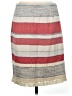J. McLaughlin Stripes Tan Casual Skirt Size 6 - photo 2
