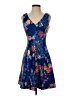 Kensie Floral Blue Cocktail Dress Size 2 - photo 1